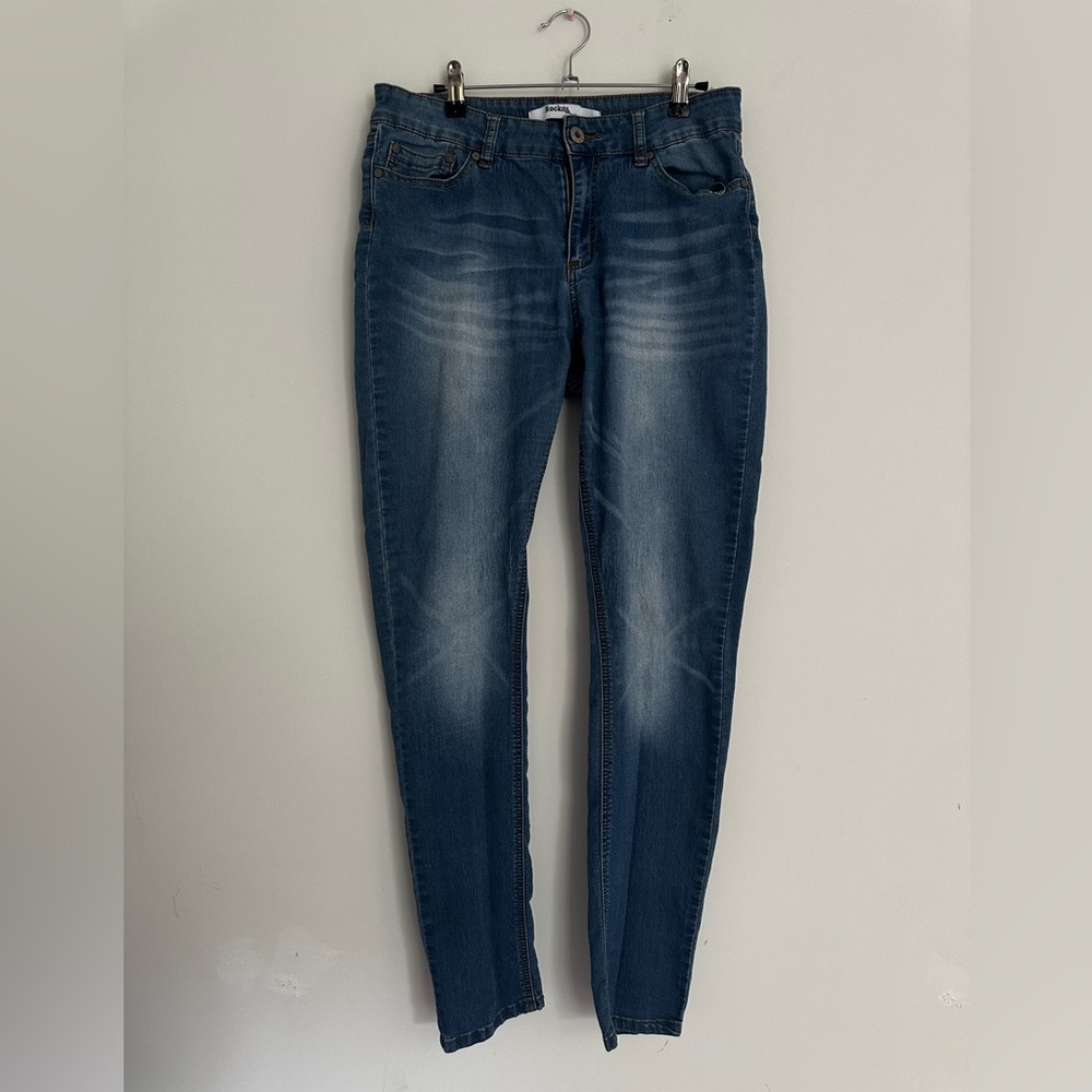 Rocks & Indigo | Woman’s Sz 13 | Dark Blue Skinny Jeans